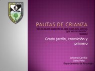 Grado jardín, transición y primero