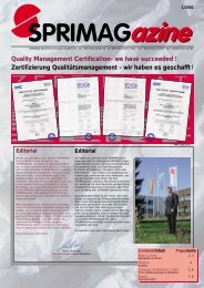 Quality Management Certification- we have succeeded ... - Sprimag