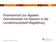 Praxisbericht zur digitalen Gremienarbeit mit Session in ... - Somacos