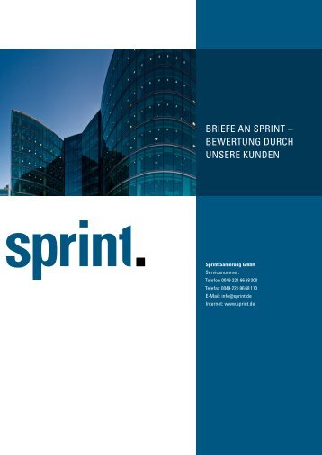 Bewertungen durch Kunden - Sprint Sanierung GmbH