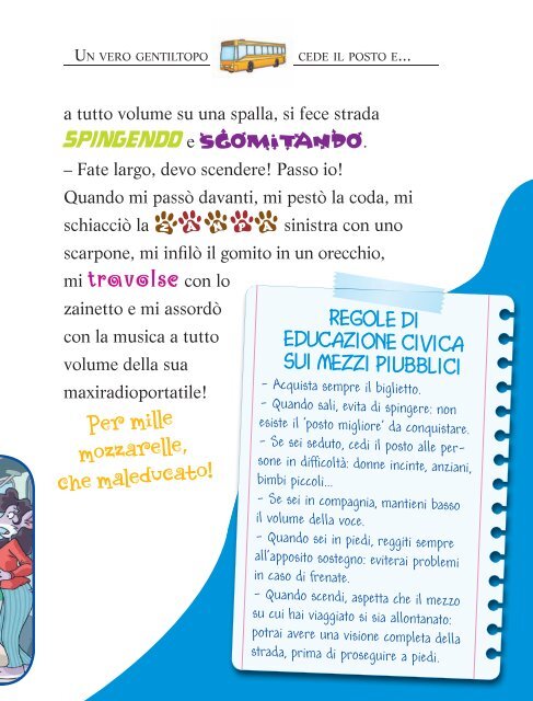 a piedi o in bicicletta la città è perfetta! - Geronimo Stilton