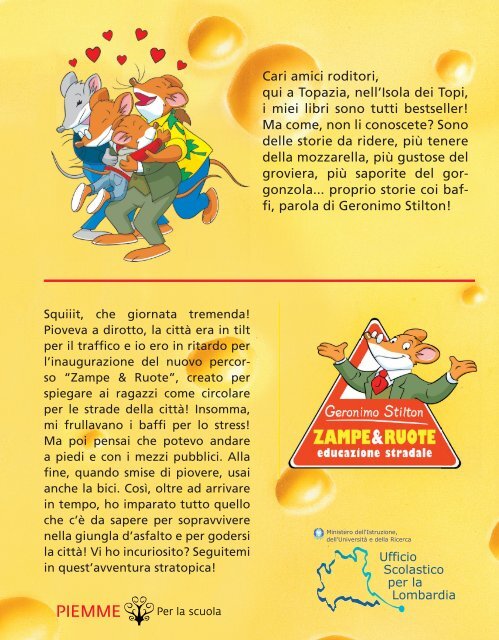 a piedi o in bicicletta la città è perfetta! - Geronimo Stilton