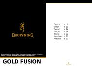 GOLD FUSION - Browning