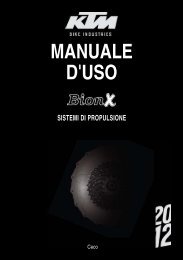 manuale dˈuso sistemi di propulsione - KTM