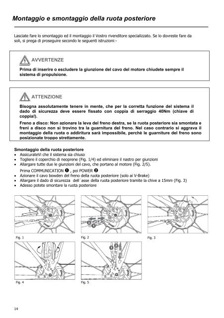 manuale dˈuso sistemi di propulsione - KTM