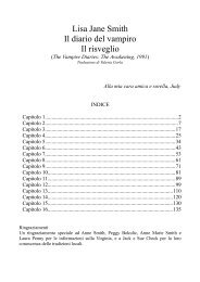 Lisa Jane Smith Il diario del vampiro Il risveglio - Liberi di Leggere