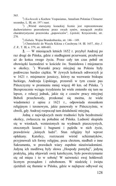 Błogosławiony ANDRZEJ BOBOLA Towarzystwa Jezusowego. Życie