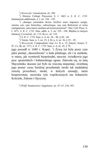 Błogosławiony ANDRZEJ BOBOLA Towarzystwa Jezusowego. Życie