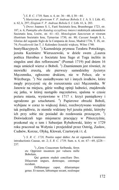 Błogosławiony ANDRZEJ BOBOLA Towarzystwa Jezusowego. Życie