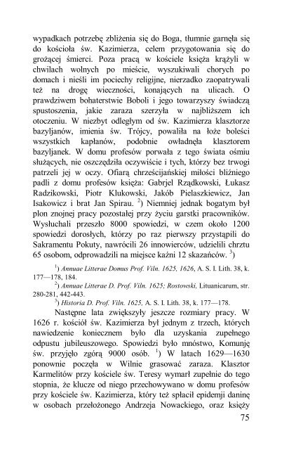 Błogosławiony ANDRZEJ BOBOLA Towarzystwa Jezusowego. Życie