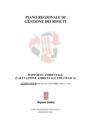 Rapporto Ambientale - Regione Umbria