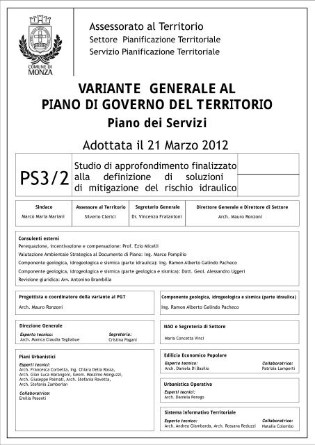 Ps32 Relazioni Comune Di Monza