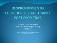 desprendimiento coroideo recalcitrante post faco trab