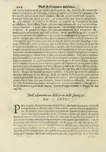 L'architettura militare di Gabriello Busca, milanese ... - mura di tutti