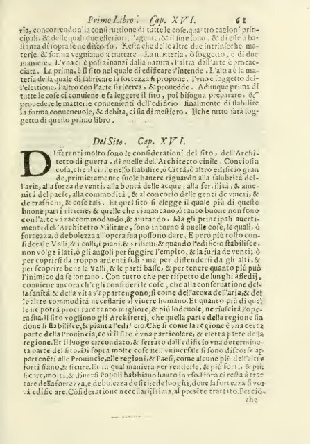 L'architettura militare di Gabriello Busca, milanese ... - mura di tutti