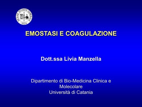 Scarica "Emostasi e coagulazione"