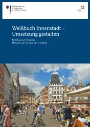 Weißbuch Innenstadt – Umsetzung gestalten