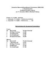 Protokoll DMS2006 2. Bundesliga-Süd - SSV Freiburg