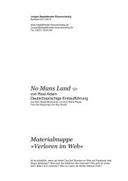No Mans Land - Materialmappe - Staatstheater Braunschweig