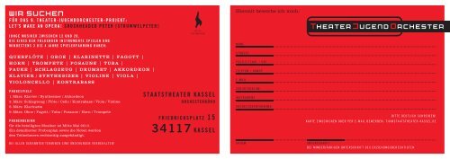 Anmeldekarte als pdf-Datei - Staatstheater Kassel