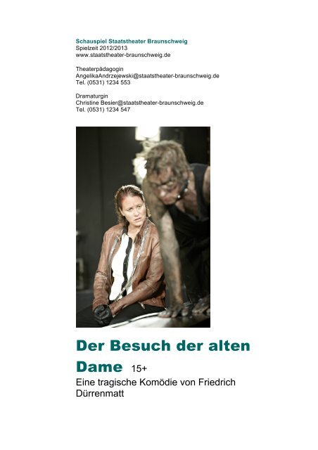 Besuch Der Alten Dame Materialmappe Staatstheater Braunschweig