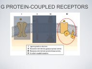 Recettori accoppiati a Proteine-G (GPCR) - ctf novara