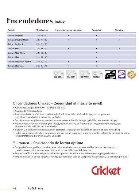 Fósforos - Europe Match Gmbh