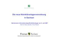 Die neue Kleinkläranlagenverordnung in Sachsen