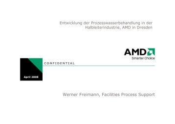 Werner Freimann, Facilities Process Support - Stadtentwässerung ...