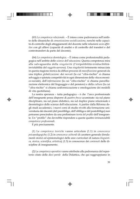 l'editoriale la riflessione la discussione temi e problemi Pedagogia ...