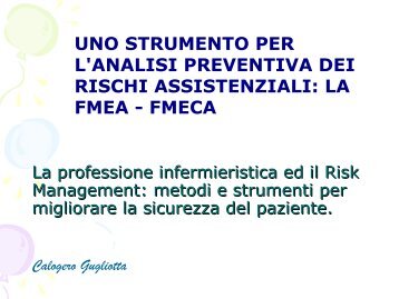 fmea-fmeca - Azienda Sanitaria Provinciale di Palermo