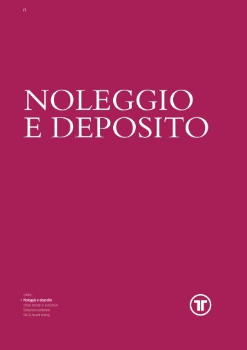 Noleggio e deposito IT - Thaler Systems