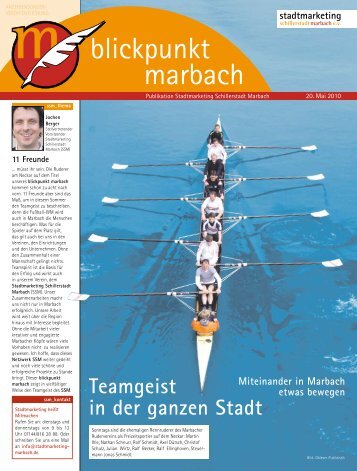 Download des Blickpunkts - Stadtmarketing Schillerstadt Marbach eV
