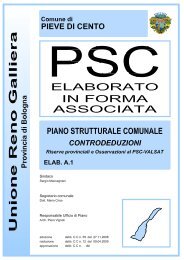 PSC Controdeduzioni DEFINITIVE 3-3-2011.pdf - Comune di Pieve ...