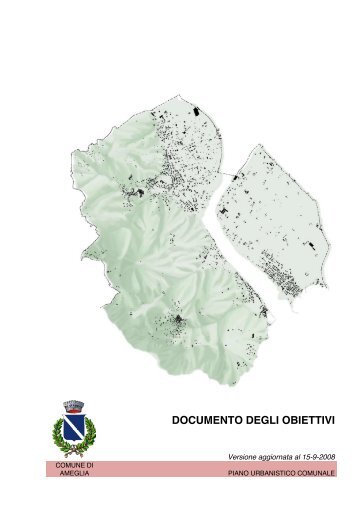 (pdf) degli obiettivi del piano urbanistico comunale - Comune di ...