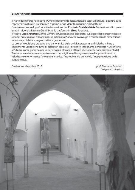 POF 2010/2011 - ISA Cordenons