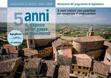 Attività Amministrativa 2004-2009 - Agugliano ci Unisce