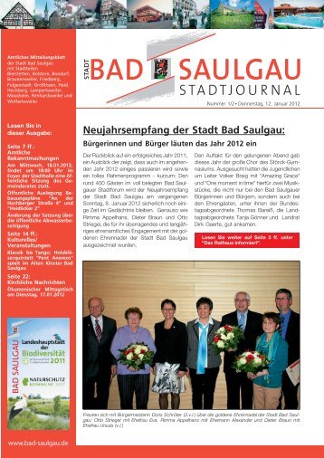 Stadtjournal Ausgabe 2/2012 - Stadt Bad Saulgau