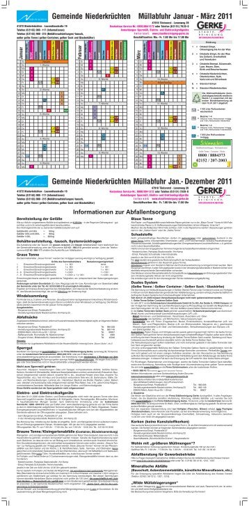 niederkruechten_2011.. - Städtereinigung Gerke