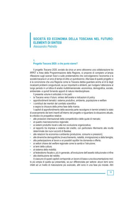 Volume - Fondazione toscana sostenibile