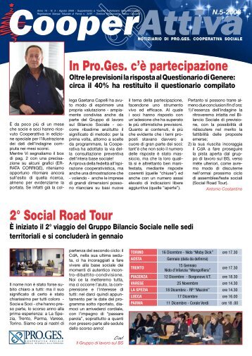 In Pro.Ges. c'è partecipazione 2° Social Road Tour