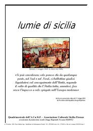 lumie di sicilia n. 70 - Associazione Culturale Sicilia Firenze