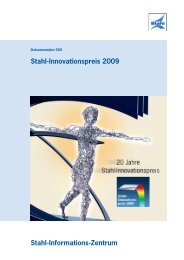 Stahl-Innovationspreis 2009 - Stahl-Informations-Zentrum