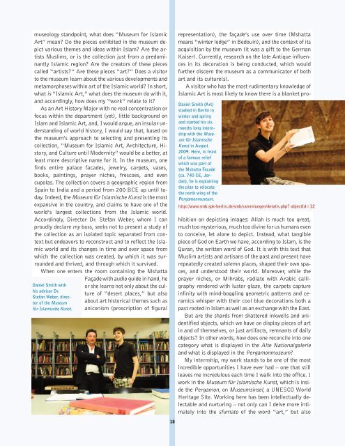 Briefe aus Berlin 2009 - Krupp Internship Alumni Newsletter