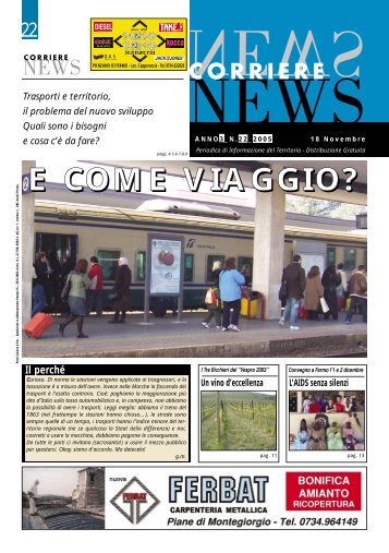 E COME VIAGGIO? - Corriere News