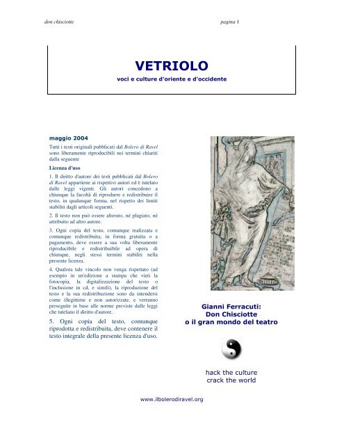 VETRIOLO - ClassiciStranieri.com