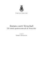 Statuta castri Veruchuli - Comune di Verucchio