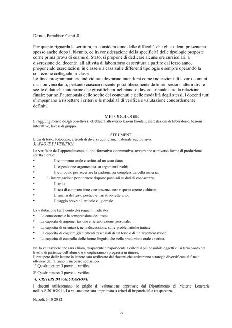 documento di classe del 15 maggio vb - Liceo Copernico