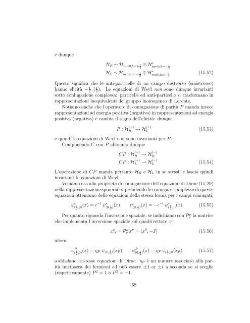 Appunti di Fisica Teorica - INFN