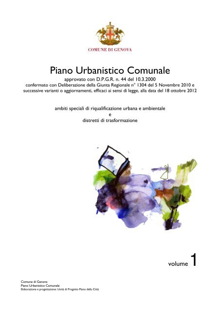 Piano Urbanistico Comunale - PUC - Comune di Genova